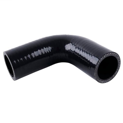 0.75" ID 90 Degree Elbow Silicone Coupler Reinforced Hose,4-Ply Turbo/Intercooler/Intake Piping Industrial Hydraulic (19mm) - size: 0.75"