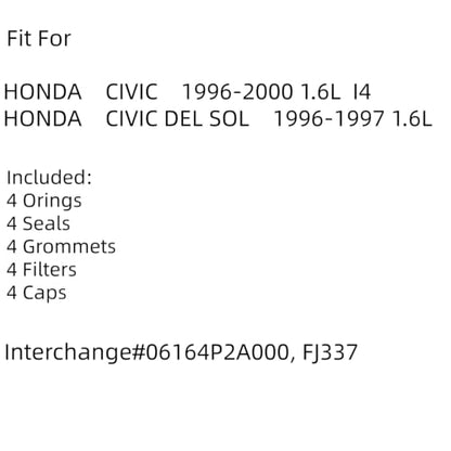 Fuel Injector Service Repair O-ring Filter Seal Set