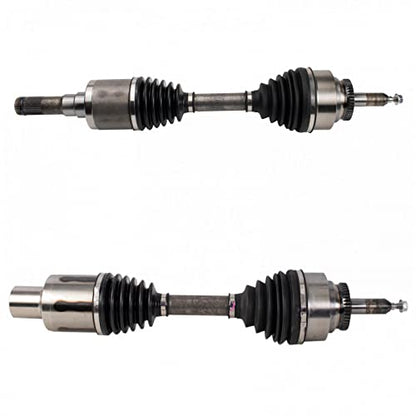 TRQ Front 2 Piece CV Axle Shaft Assembly Set - style: CSA34183