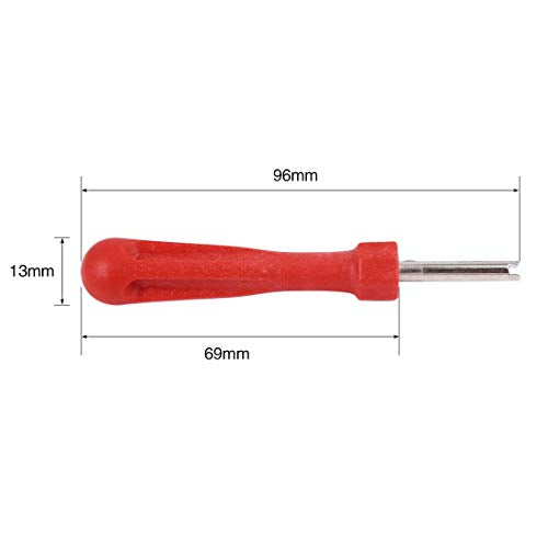 X AUTOHAUX 20pcs Tire Repair Tool Single Head Car Tyre Valve Stem Core Remover Universal (Pack of 2) - size: 18 x 13.5 x 3 cm (Pack of 2)