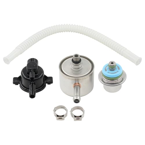 Fuel Pressure Regulator with Housing Fuel Filter Kit for Harley-Davidson