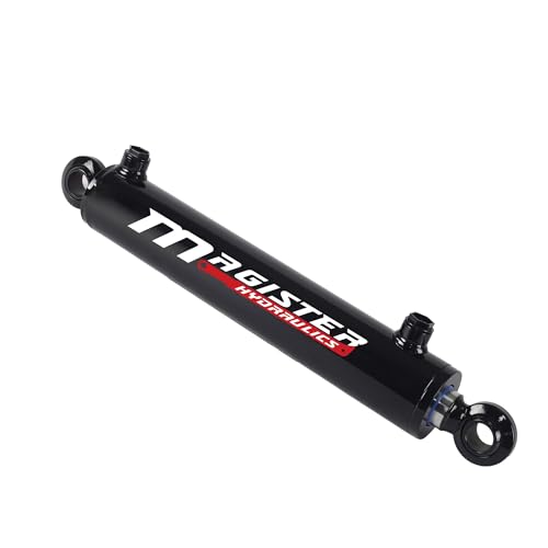 Swivel Ball Welded Hydraulic Cylinder - 2.5" Bore × 12" Stroke × 1.5" Rod Swivel Eye Hydraulic Ram - Double Acting Hydraulic Piston 3000 PSI - color: 2.5" Bore, size: 12" Stroke
