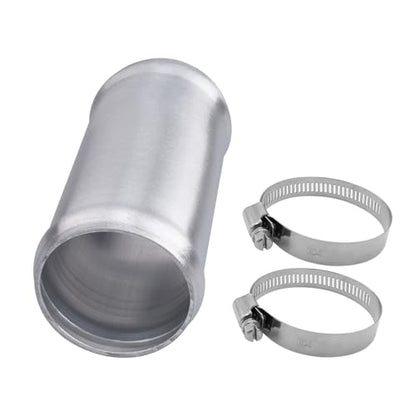 AC PERFORMANCE OD 1.75" Aluminum Tube Hose Joiner with Clamps - size: 1.75" (45mm)