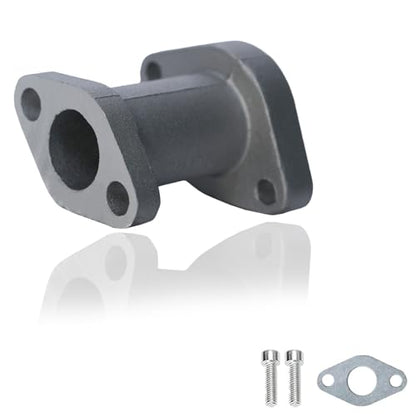 JMCHstore Aluminum Racing Performance Intake Pipe Inlet Manifold for Coleman CT100U CC100X 98cc for FRP GMB100 Mini bike, for Predator 79cc 154F 3Hp Engine,SK100 CK100-S Go kart, Massimo MB100