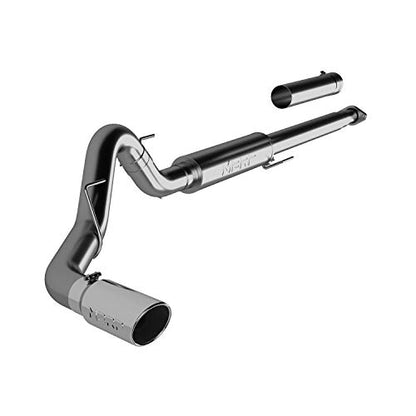 MBRP S5259409 4" Cat Back, Single Exhaust System (Aluminized Steel) - color: T409
