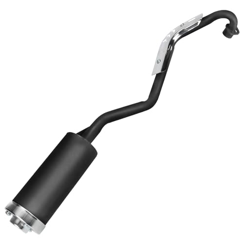 32mm Exhaust Pipe Muffler System For 110cc 125cc 70cc 90cc Horizontal Engine Taotao Coolster Pit Bike ATV Quad Dirt Bike 4 Wheeler Buggy