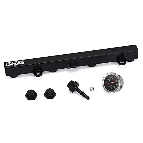 K Series Fuel Rail with Gauge kit Compatible with Honda Civic K20 K24