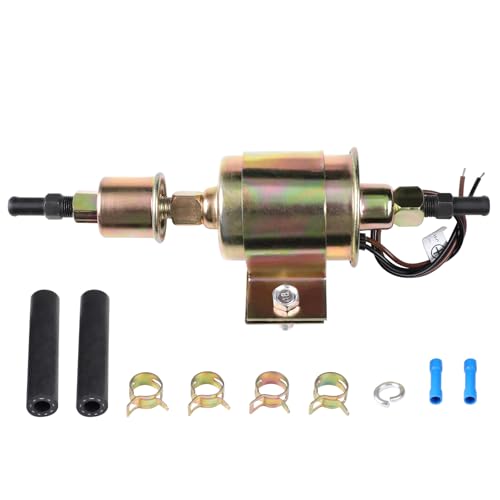 Universal 12V Low Pressure Electric Inline Fuel Pump 5-9 PSI - size: 5-9 PSI 30GPH