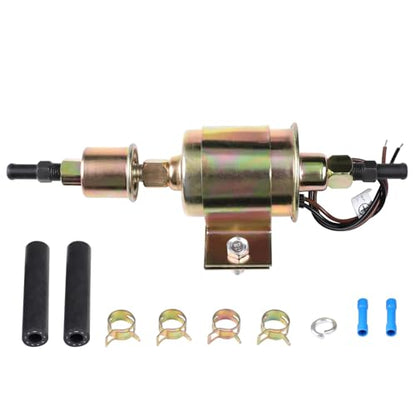 Universal 12V Low Pressure Electric Inline Fuel Pump 5-9 PSI - size: 5-9 PSI 30GPH