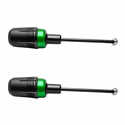Green Frame Slider Replacement for Ninja 650 KRT Z650 Z650RS 17-25 - color: Green