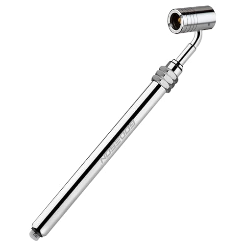 GODESON Heavy Duty Large Bore Tire Pressure Gauge,10-150 PSI & 12V1(.485"-26) Tire Gauge - 360° Swivel,Pro Grade Air Gauge for Large Trucks,Tractor,Heavy Equipment Vehicles