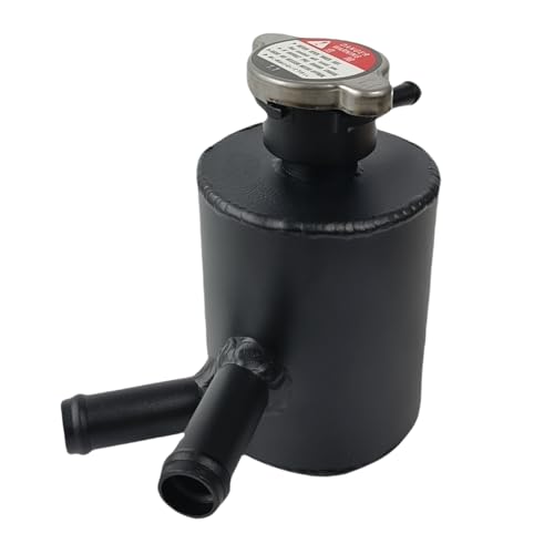 Universal 32mm Hose Filler Neck Aluminum Coolant Overflow Expansion Reservoir Tank