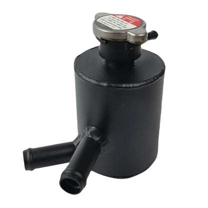 Universal 32mm Hose Filler Neck Aluminum Coolant Overflow Expansion Reservoir Tank