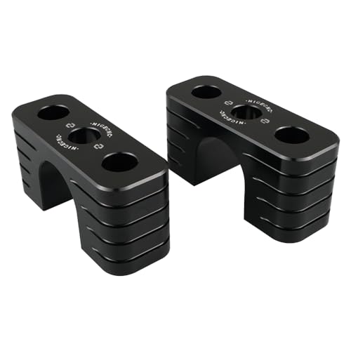 NICECNC Rear Sway Bar Bracket Compatible with CAN AM Maverick X3 900 R RR Max R 2017-2022 RR Aluminum Replacement for 706002303, Black - color: Black