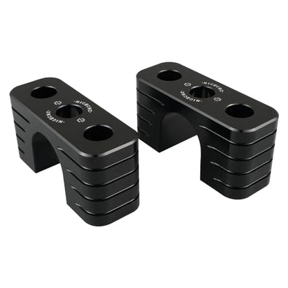 NICECNC Rear Sway Bar Bracket Compatible with CAN AM Maverick X3 900 R RR Max R 2017-2022 RR Aluminum Replacement for 706002303, Black - color: Black