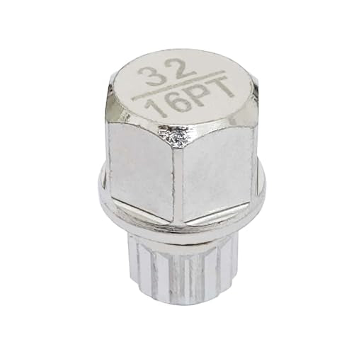 Car Wheel Lock Key Locking Lug Nut Removal Tools- Anti Theft for Tire Nut Screw Removal Compatible with BMW 1 Series 3 Series 5 Series 6 Series (32/16PT) - style: 32/16PT