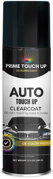 1K Clearcoat – Unlimited Shelf Life – High-Gloss Professional Aerosol Clear Coat – 12 oz – Compatible with All Basecoats – Made in the USA