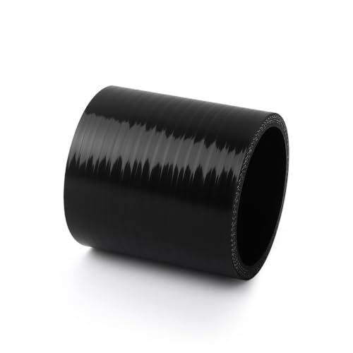 Straight ID 2.25"(57mm) Elbow Silicone Hose Intake Intercooler Coupler 2 1/4 inch Pipe,Length 76mm One Leg,4-Ply Thickness 5.4 mm - size: ID57(2.25")