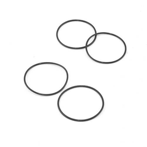 Rtrhinotuning 50mm Black Wheel Center Cap Rubber O-Rings Set 4 PCS Rubber O Ring Kit - size: OD: 50mm (Thickness: 2mm)
