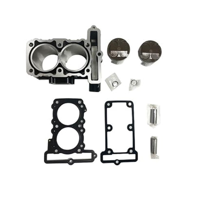 62mm 300cc Cylinder Piston Gasket Top End Rebuild Kit Replacement for Kawasaki NINJA 300 Versys-X 300 2013-2024 Motorcycle Engine Parts Replace# 11061-0790, 11004-0734