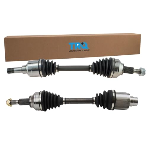 TRQ Front 2 Piece CV Axle Shaft Assembly Set - style: CSA55650