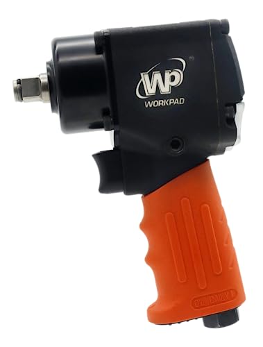 WORKPAD 1/2-Inch Mini Air Impact Wrench with Twin Hammers, Pneumatic Tools - color: 1116