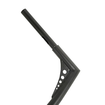 XMT-MOTO 12" Rise 1-1/4 Ape Hangers Handlebar Fit For Harley FLST FXST XL - color: Gloss Black, size: 12 INCH