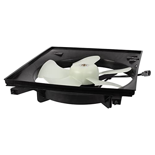 TRQ Left A/C Condenser Cooling Fan Assembly Drivers Side