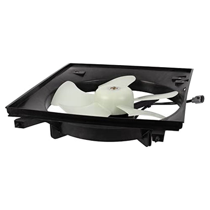 TRQ Left A/C Condenser Cooling Fan Assembly Drivers Side