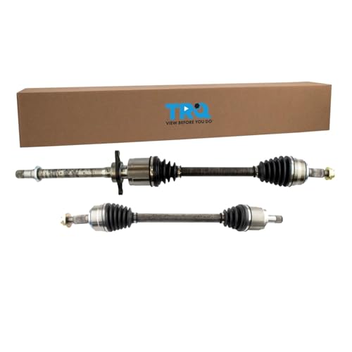 TRQ Front 2 Piece CV Axle Shaft Assembly Set - style: CSA81700