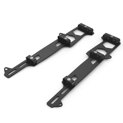 141-638 Linear 2 in 1 Spark Plug Wire Loom Aluminum Alloy Construction with Black Finish For Small Block Chevy