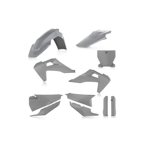Acerbis Full Plastic Kit – Compatible with KTM – Gray - color: Grey