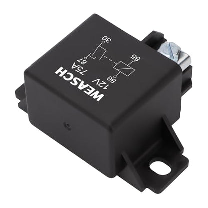2Pack 0332002168 Normal Open Power Relay, 12V 75A, Applies to Starter Relay V23232-D0001-X001