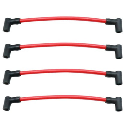4 Pack 582365 Spark Plug Wire Set, Replacement for Johnson Evinrude 80 85 88 90 100 110 115 120 125 130 140 HP Outboards, Replaces 18-5231-1