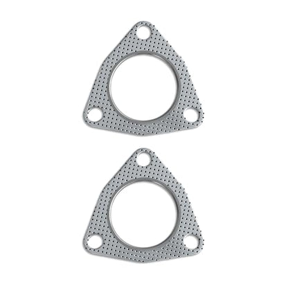 2.5" 3-Bolt Car Exhaust Flange Gasket, 2PCS - color: 2.5inch
