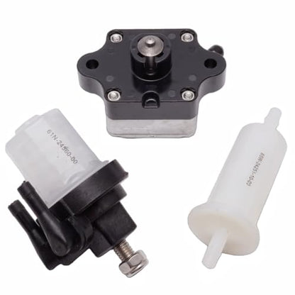 66M-24410-01 Outboard Fuel Pump Kit for Yamaha 4 Stroke 9.9 15 HP - size: 9.9 15 HP