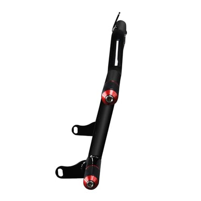 TCT-MOTORPARTS Engine Guard Crash Bar & Saddlebag Guards Fit For Harley Touring Street Glide Road King Electra Glide CVO Tri Glide 2009-2024 - color: Black+Red Guad Crash Bar