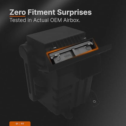 Spearhead Max Thrust Engine Air Filter Replacement | Fits 2016-2022 HR-V | OEM Fit & High Dust Holding Capacity (MT-052) - size: MT-052 1-Pack