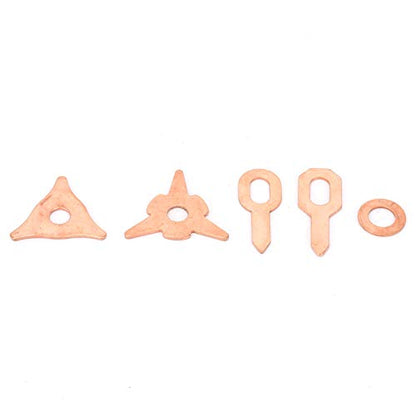 Dent Pulling Rings, 110pcs Dent Pulling Puller Rings Triangle OT Round for Car Body Welding Repair Tool Set Weld kit Dent Puller Rings