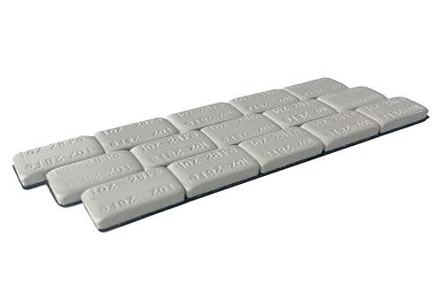 1 oz, Grey, 15 pcs, Wheel Adhesive Stick-on Weight Mellow Style WW-100RG15 - color: Grey, size: 1oz - 15 pcs