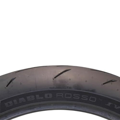 Pirelli Diablo Rosso IV Front & Rear Tire Set 120/70 ZR 17 & 180/55 ZR 17 - size: 120/70 ZR 17; 180/55 ZR 17