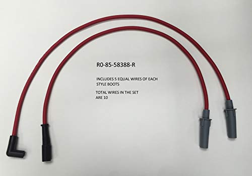 Viper 1500SRT 8.3L V10 04-05 8.5 mm High Performance Red Spark Plug Wire Set 58388