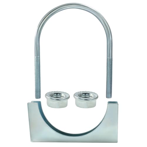 4" U Heavy Duty U-Bolt Clamp, Stainless Steel, 2-Pack - size: 4",2PCS