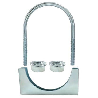 4" U Heavy Duty U-Bolt Clamp, Stainless Steel, 2-Pack - size: 4",2PCS