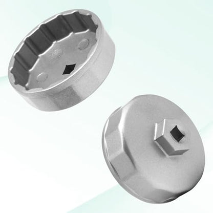 Oil Filter Wrench, Heavy Duty 74mm 14 Flutes Oil Filter Cap Wrenches Removal Tool Compatible with Mercedes Benz, Audi, VW, Porsche, Audi, Mazda, Sprinter Select Mobil1, Bosch, Mahle