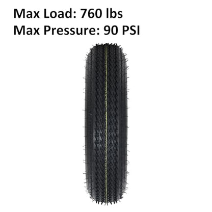 Garvee 2-Pack 4.80-8 Trailer Tires on 8” White Rims, 5 Lug on 4.5” Bolt Pattern, Load Range C 6PR, 760 lbs, Bias Ply Pre-Mounted for Utility/Boat/Camper Trailers - size: 4.80-8, style: 5 Lug