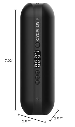 CYCPLUS Portable Electric Tire Inflator Bike Pump,150PSI Auto Off - color: Black