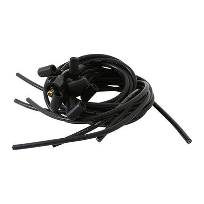 ACCEL 4041K SuperStock 4000 8mm Spark Plug Wire Set, 90° Boots, Black