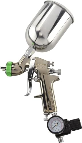 NEIKO 31214A Air Spray Paint Gun, HVLP with Gravity Feed, 1.5 MM Nozzle, 600 CC Capacity, Spray Gun Paint Sprayer for Walls, Automotive, Home Improvement - style: 1.5mm nozzle