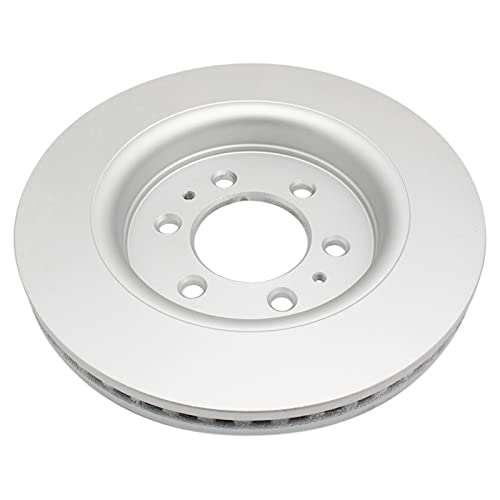 TRQ Front and Rear Brake Rotors Set Premium G-Coated - style: BRA15443